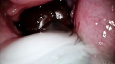 Camera in Vagina, Cervix POV, "Creampie", "Fucking breed me""