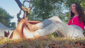 Outdoor Foot Comparison With Natasha