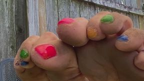 Dirty soles light humiliation