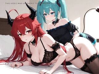 Speed and Future Adult Fantasy with Adult Blue Hedgehog, Angels and Babes