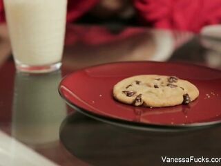 Vanessa Cage is Wicked Santa's Helper