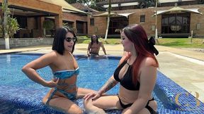 wife kylei felt in the mood for a third in cali