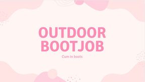 Outdoor Bootjob