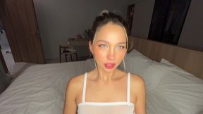 hard fuck of the sexiest blonde with blue eyes