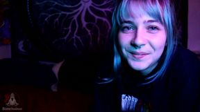 Cute 18yo Gives 34yo a Passionate Blowjob - Petite Teen Interracial