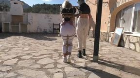 Zoey Ziptie 72h Challenge - Chapter 41 - Chicken Wing Predicament Outdoor and Public Bondage Training - Part 3 wmv HD