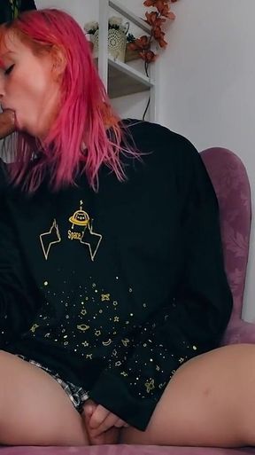 Young Sissy Really Likes Sucking Dick!
