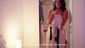 Hot MILF Next Door Flashes Her Huge Ass, Sucks Me Off, and Begs Me to Fuck Her