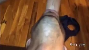 Amateur Latin Guy Takes a Big Cock Deep Throat