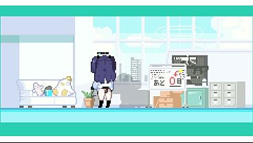 Blue Archive Hayase Yuuka Having Sex with a sensei