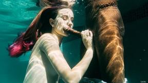 ”Super sexy young babe, Haley Reed loves riding a black dick!”