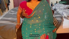 Best Erotic Muslim Saree Romance - Indian Bhabhi Pussy Licking, Fingering with Loud Moaning