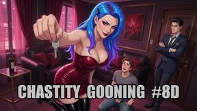 Chastity Gooning #8D: Keyholder's Eternal Grip (Animated, Music, Text)