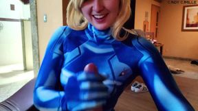 Samus Gives You a Real Blowjob