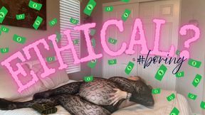 Ethical Findom? #boring!