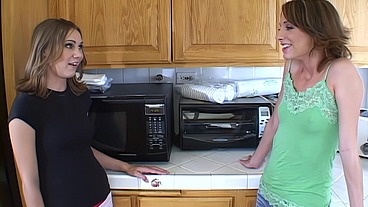 Sierra Sinn & Cindy Sterling take a turn at playing butthole-bartenders in this sexy scene