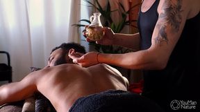 fui fazer massagem e acabei levando rola do massagista