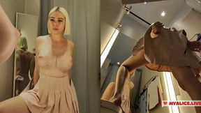 Live cam babe goes commando in see-through duds &mdash;  no panties required