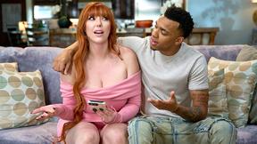 ”Dramatic step mom fucks her black huge black dick stepson because he knows her”