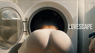 Trapped In The Washer, Rescued With A Hard Cock (AI generated)