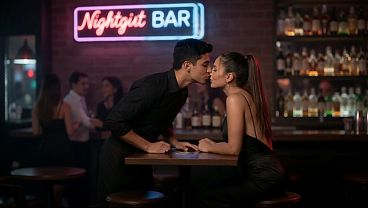 Beautiful Latin milf decides to go out for a few drinks and ends up getting fucked by the bartender without mercy - porn in Spanish