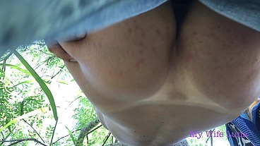 I run away from pissing and my husband breaks my ass