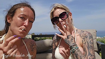 Come smoke with us! Naughty chat and inhale for us!
