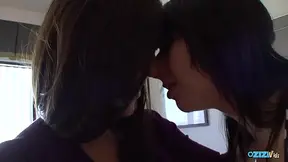 Intrigued lesbian gets advice from the busty milf by getting eaten out and licking her bum
