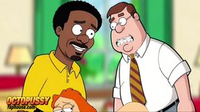 A Black Neighbor Shoved His Black Cock Into a White Married Housewife's Mouth.