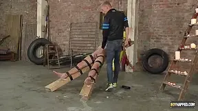 Strapped Down, Flogged & Wanked Off With Michael Wyatt And Ashton Bradley