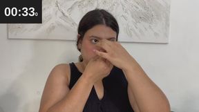 1 minute holding my breath