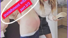 Part 2 of 3 Husband PUNISHED with CLASSIC WHIPPING and SLIPPER by the firm hand of DOMINA GHALIA