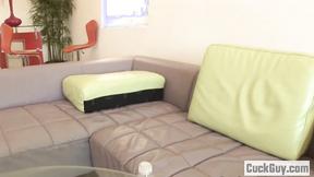 ”Adrian Olson switched her cuckold hubby's shaft to a black dick”