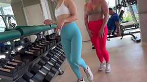 fit lesbians fuck with cuck watching