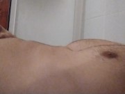 PISSING IN SHOWER - I DRINK PISS AND CUM ON MY SELF