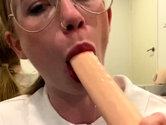 Savannah lovely amateur blonde woman toying