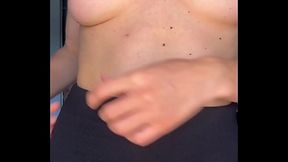Solo anal masturbation after a hard day at work