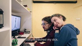 Stepsister's hot hands-on teaching sparks forbidden passion for physics with her eager student &mdash;  yeah?