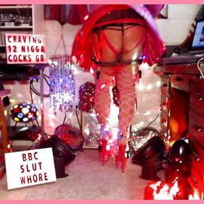 I love teasing BB12&quot;Cs rock hard for cum in 9&quot; BBC SLUT platform stiletto heels.