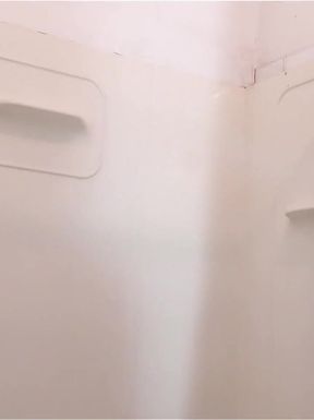 Candid Post-shower Smoke
