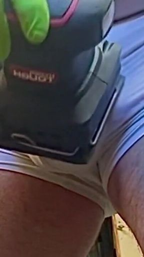 Watch This Sander Vibrate His Cock to Orgasium