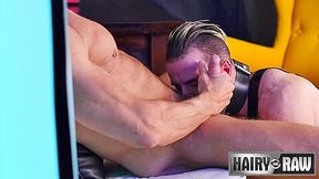 Leather and Cock - A Compilation - HairyandRaw