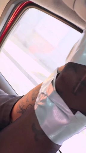 Did in a Car: Ingalls, an Argentinian Model, in a Car-based Simulated Captivity Roleplay - Bondage Video