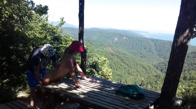 The most amazing amateur sex at an altitude of 800 meters above sea level