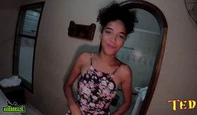 mineirinha 18 years old did anal for the first time