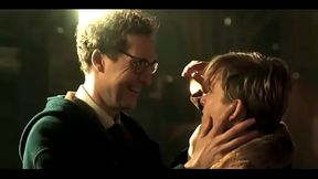 George Parker and Sam Hoare Gay Kiss from TV show Pennyworth | gaylavida.com