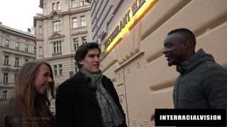 InterracialVision Bf Eats GF Pussy While She Gets BBC Rammed