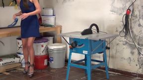 Caprice,bad,bad gal takes ass whip punishment