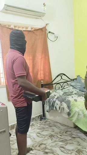 Ac Mechanic Fucks the Cheating Wife While Husband Watching TV