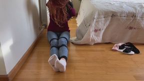 Home Invasion Bondage – Lola Cuffed to the Radiator
